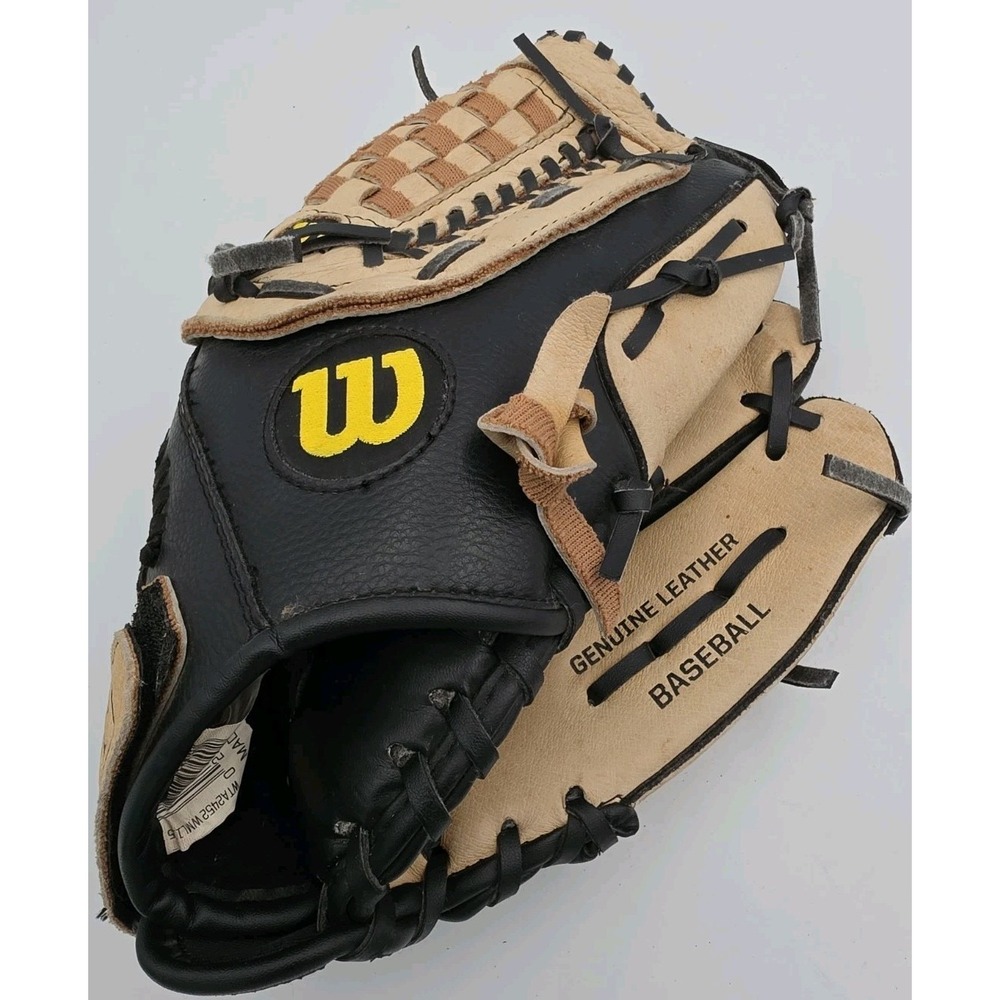 Wilson A2452 Baseball Glove Tan Black RHT Leather 11.5 Inch WTA2452WML115